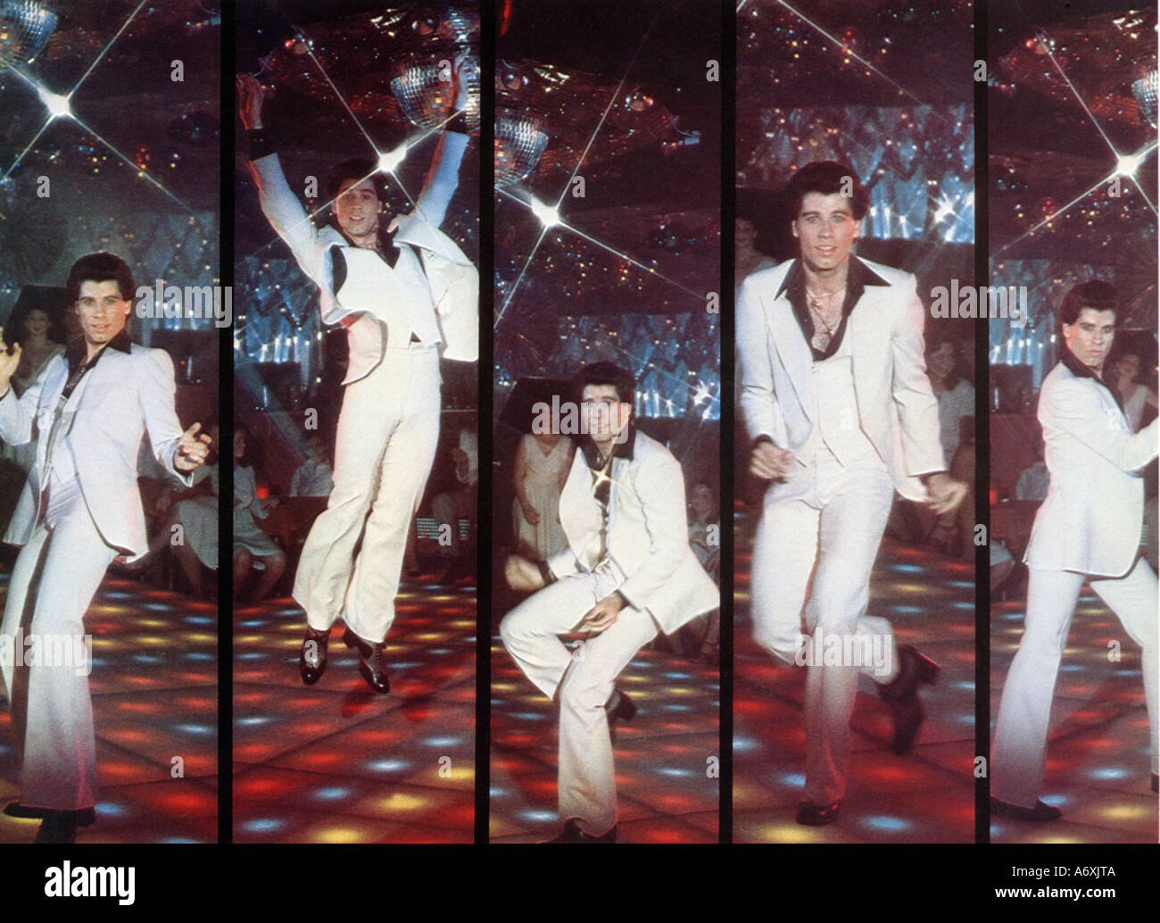 SATURDAY NIGHT FEVER John Travolta in the 1977 Paramount film Stock Photo