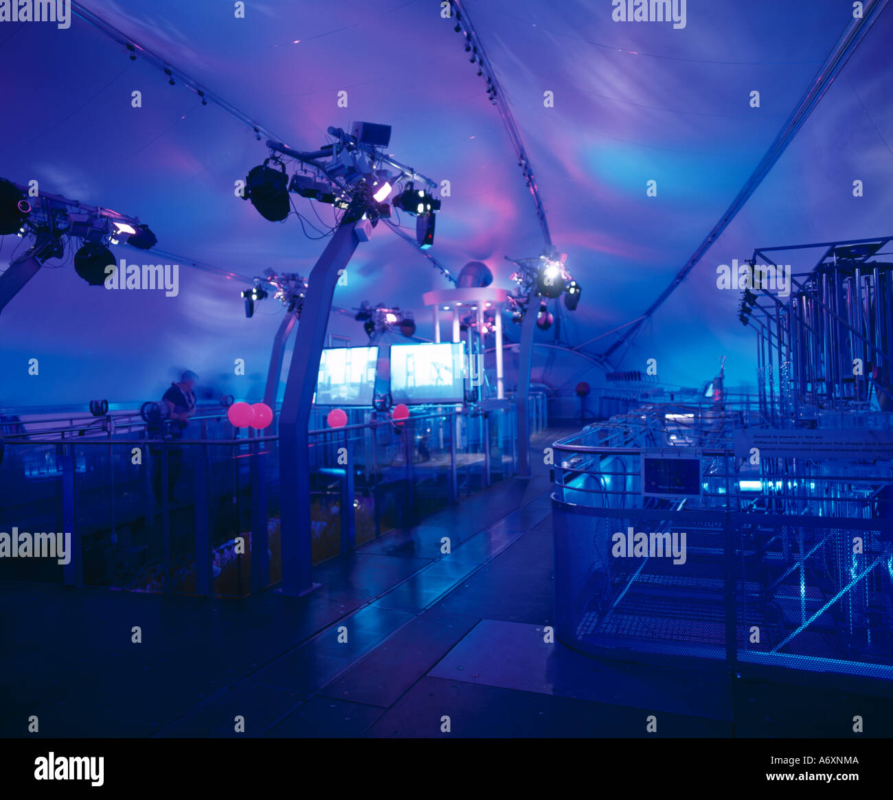 Magna Science Adventure Centre, Rotherham, South Yorkshire, 2001. The Air Pavilion interior. Stock Photo