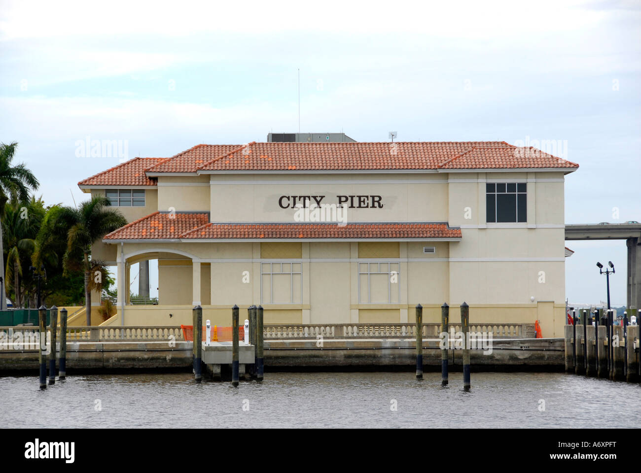 City Pier in The historic downtown Peace River riverfront district in