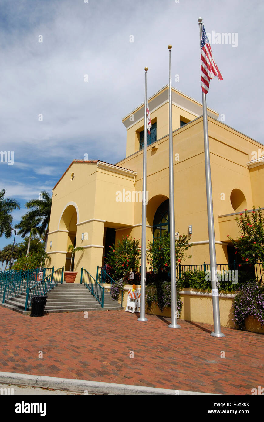 Harborside Convention Event Center in downtown Fort FT Myers Florida FL Stock Photo