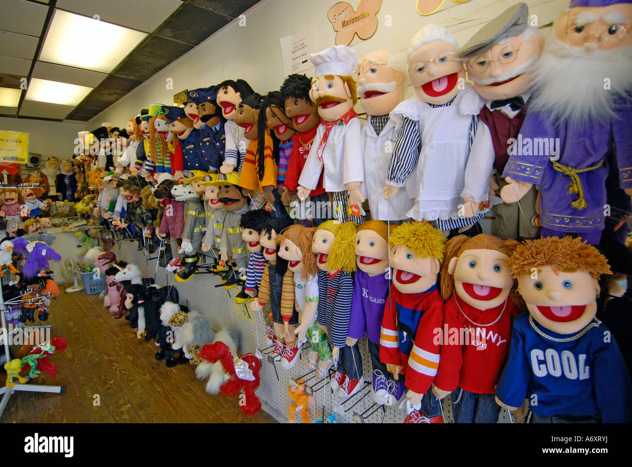 Doll Display in Old Town Area at Kissimmee Orlando Disney Theme Park