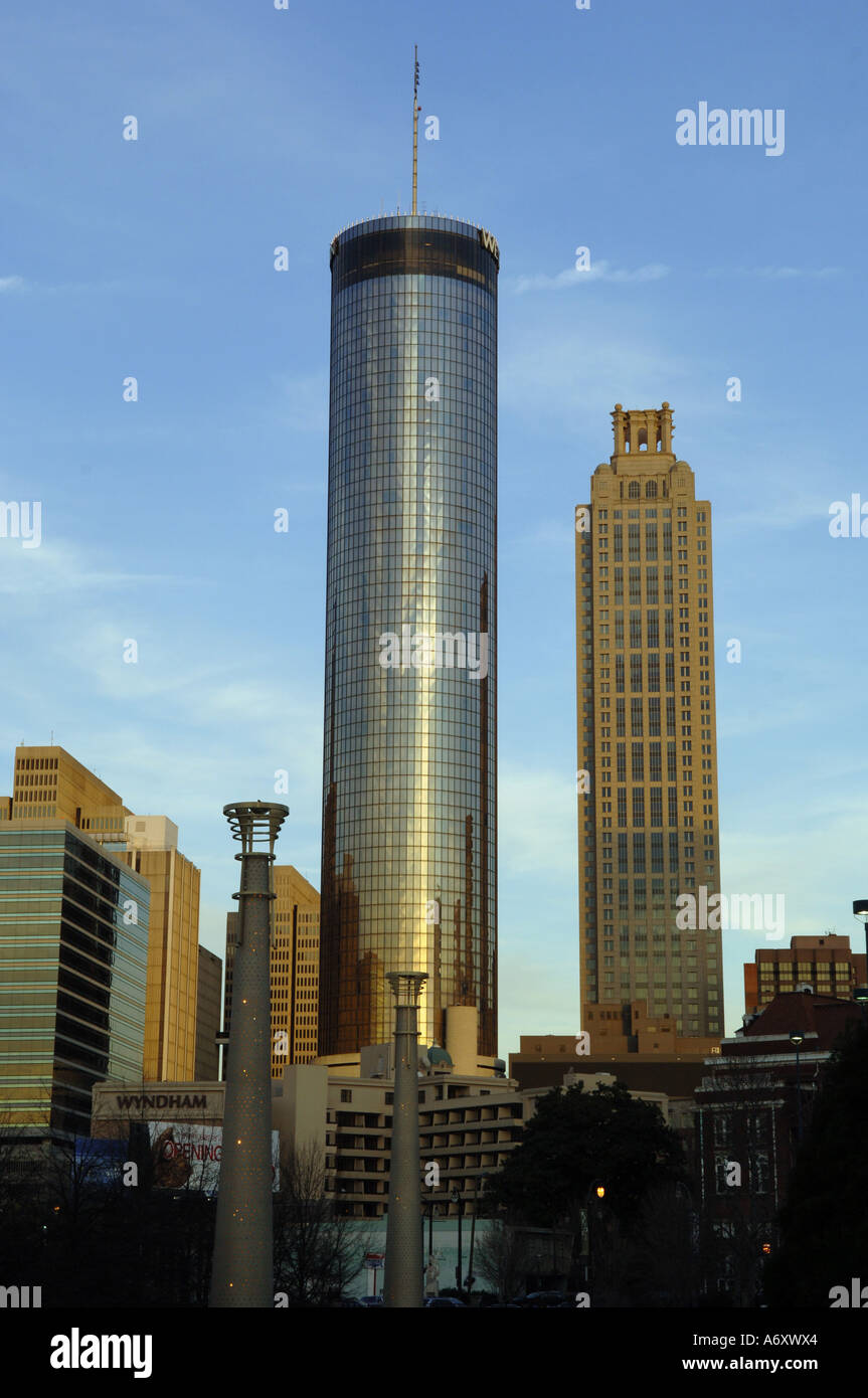 Westin Peachtree Plaza hotel in Atlanta GA 2006 Robin Nelson Stock