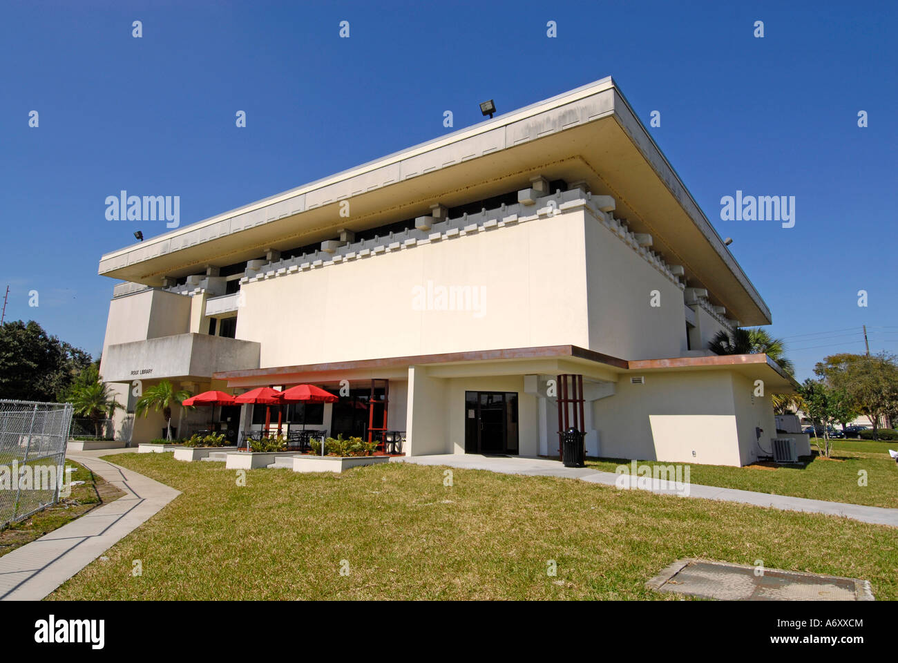 Thad Buckner Building formerly E T Rooux Library Frank Lloyd Wright