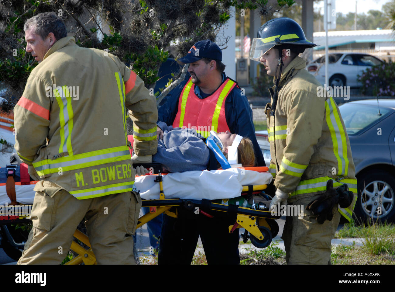 Serious Automobile Accident in Lakeland Central Florida United States