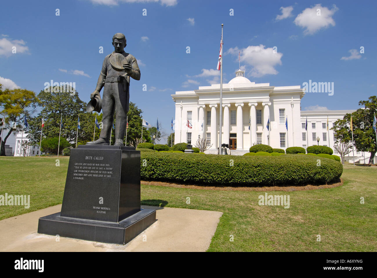 Memorial to all law enforcement police official in the historic city of ...