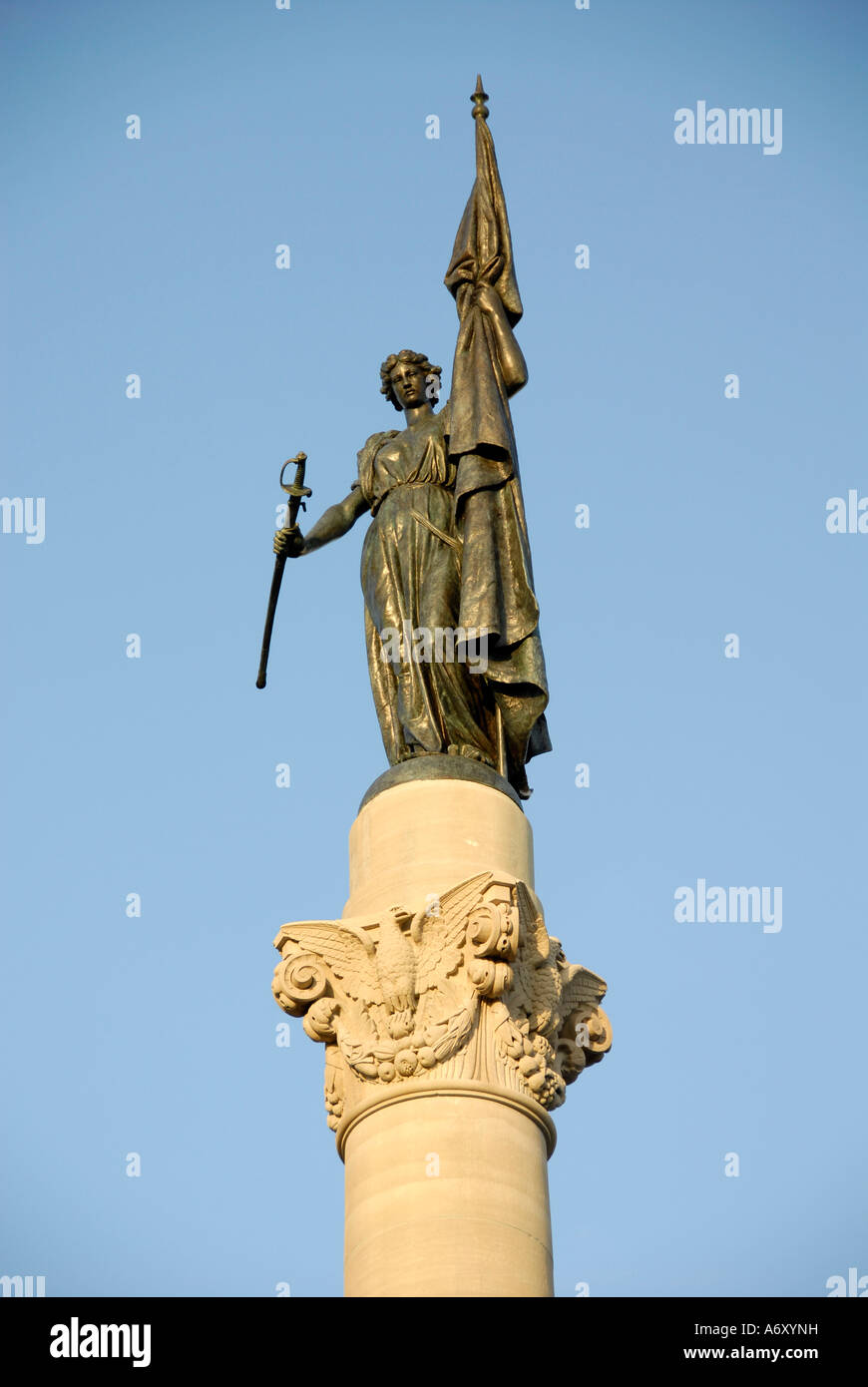 American Civil War Monument at the historic capital city of Montgomery
