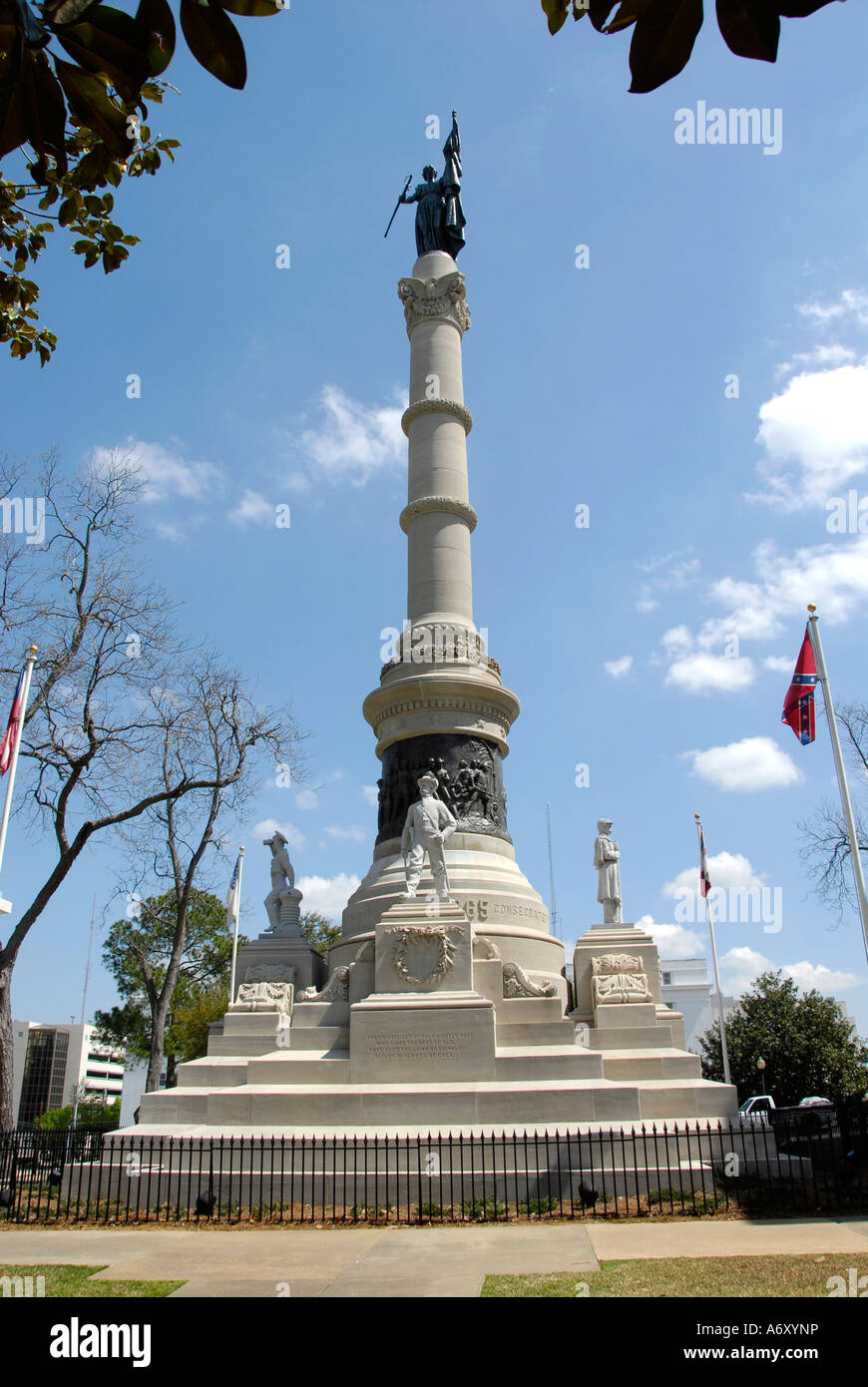American Civil War Monument at the historic capital city of Montgomery