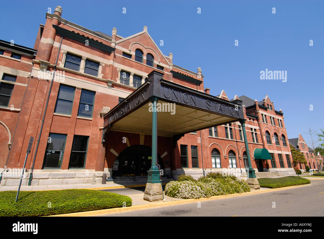 historic Union Train Station city of Montgomery Alabama AL Stock Photo