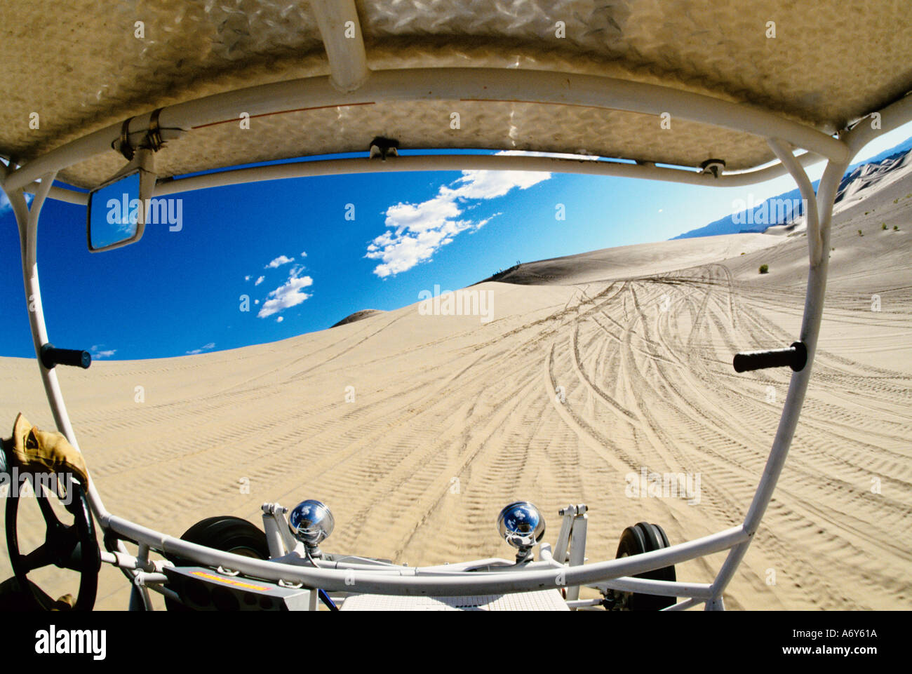 a dune buggy on the sand dunes Stock Photo - Alamy