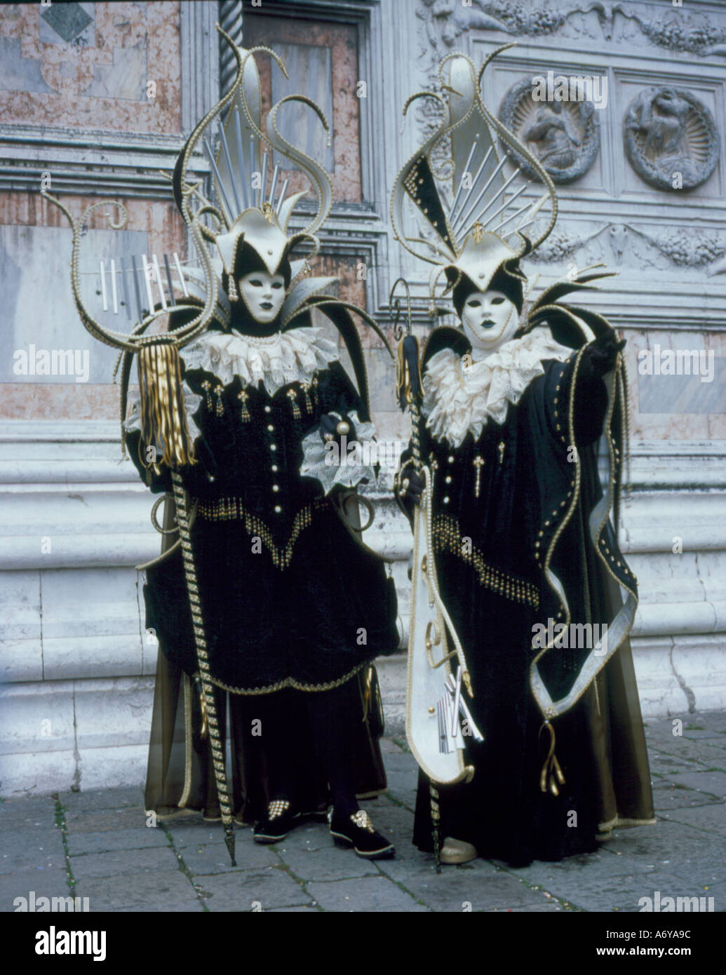 famous carnival of Venice, UNESCO World Heritage Site, Italy, Europe. Photo by Willy Matheisl Stock Photo