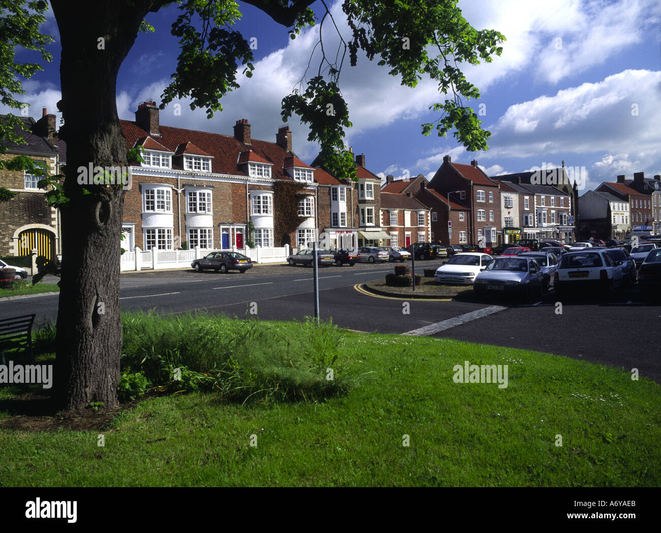 Stokesley High Street North Yorkshire England Stock Photo Alamy