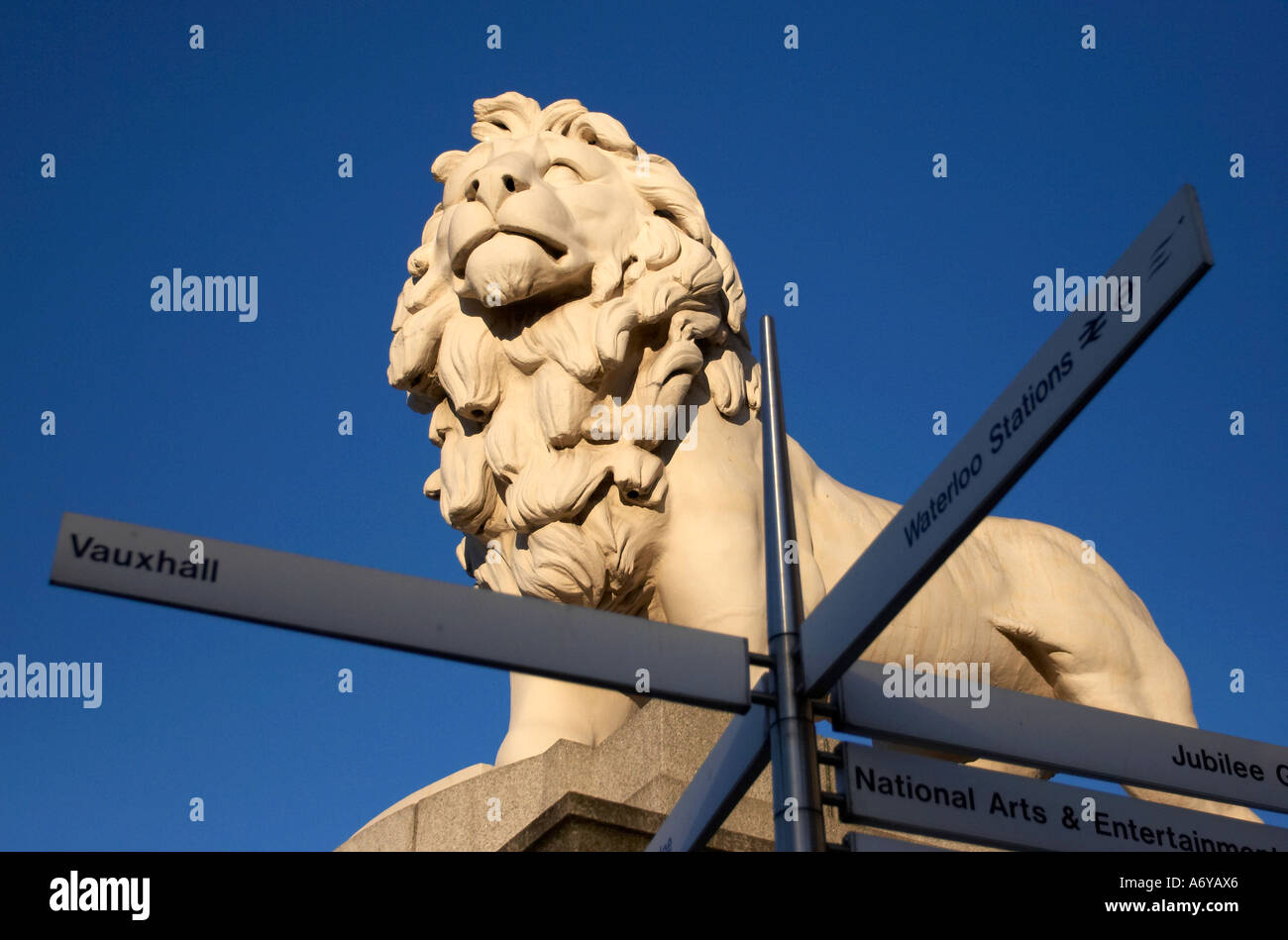 The Lambeth Lion Stock Photo