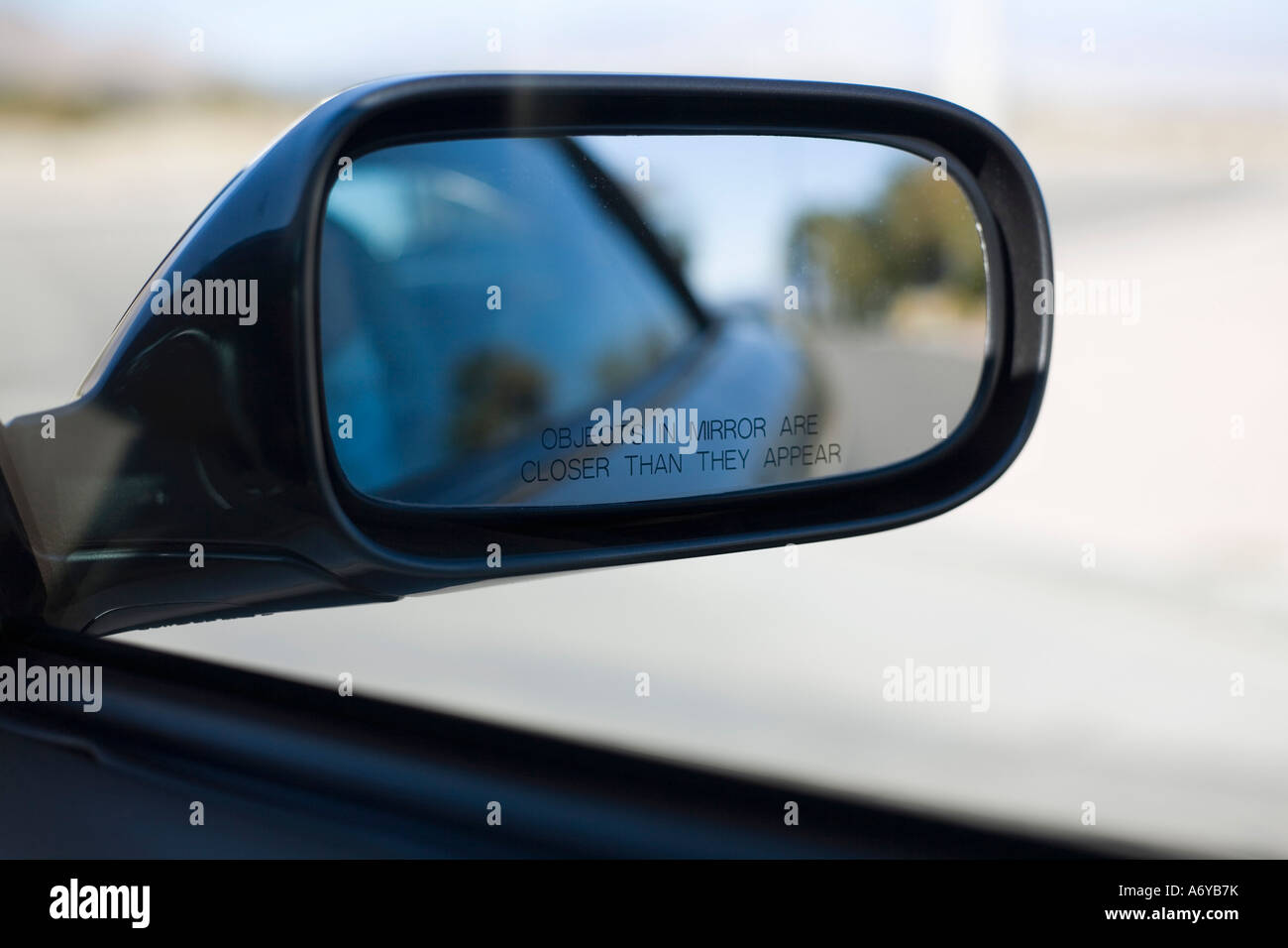 A car wing mirror Stock Photo Alamy