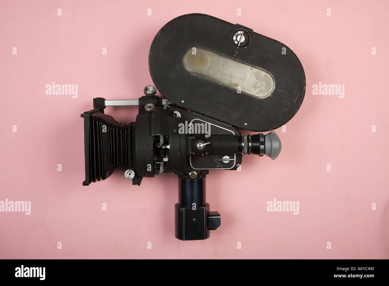 Old fashioned movie camera Stock Photo Alamy