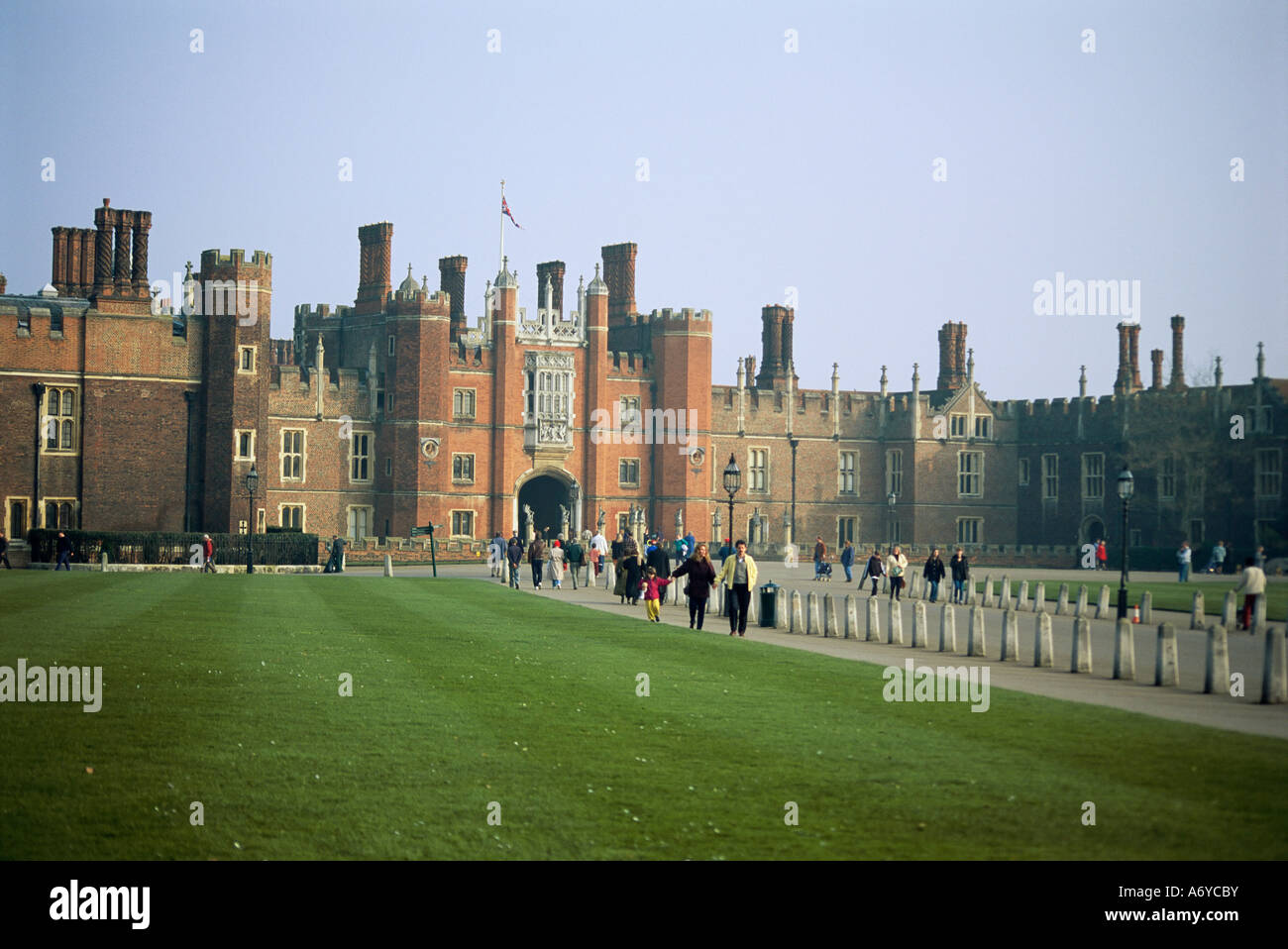 Hampton Court Palace Greater London England United Kingdom Europe Stock ...