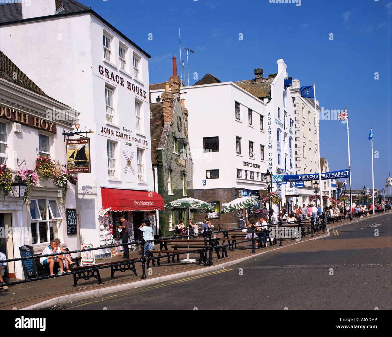 Poole Quay Poole Dorset England United Kingdom Europe Stock Photo Alamy