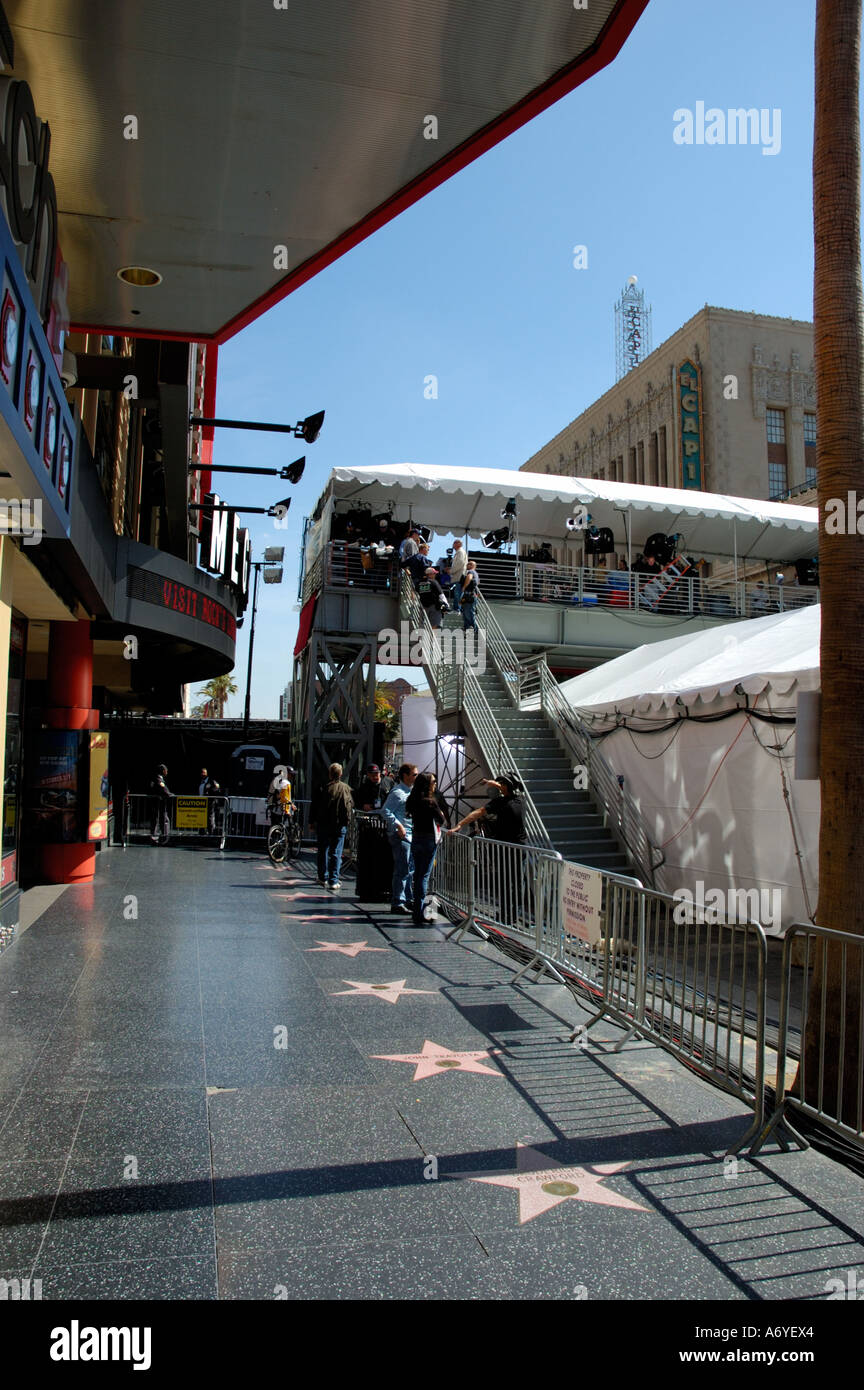 Hollywood Walk of Fame, Hollywood Boulevard CALIFORNIA Stock Photo - Alamy
