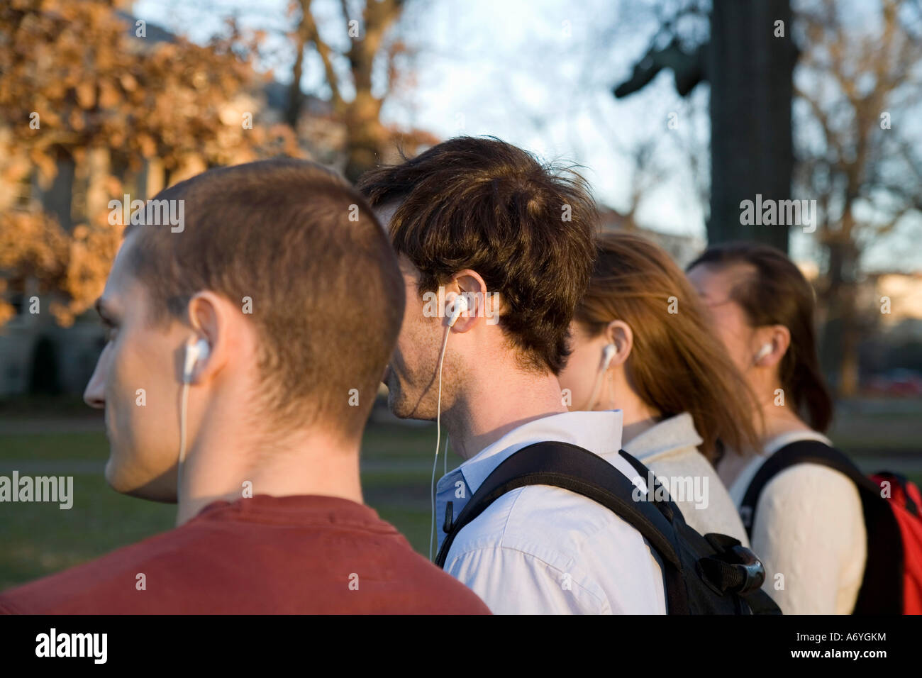 university-students-listening-to-music-stock-photo-alamy