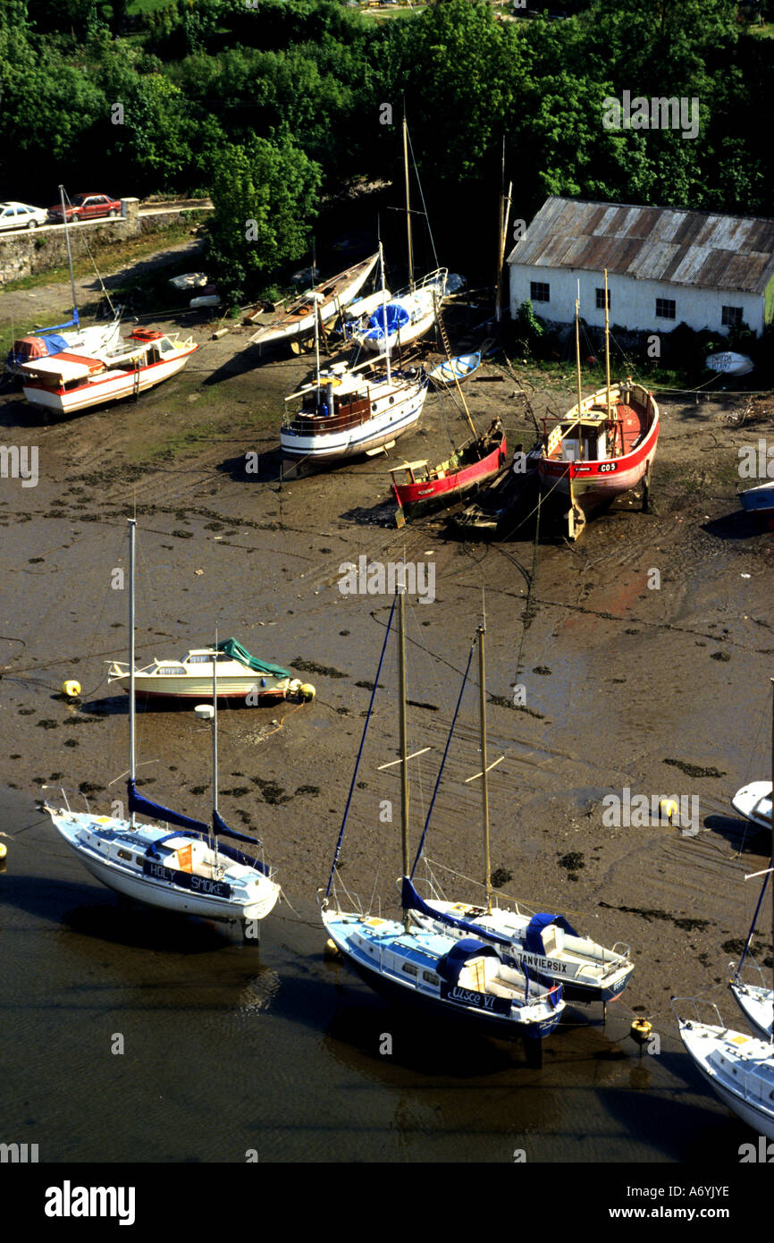 Great Britain Wales Boat Port Harbour Wales, Stock Photo