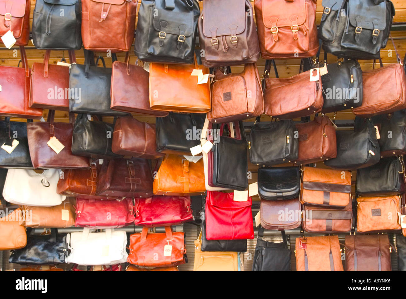 Traditional handbags on sale at a souvenir store in Turkey Stock Photo -  Alamy