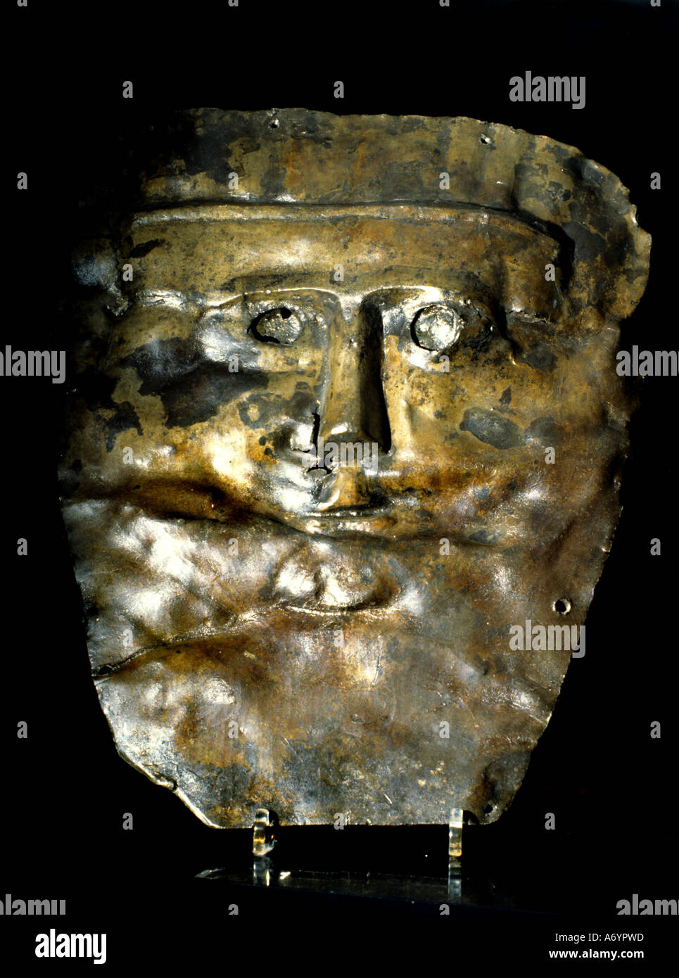 Roman Bath historic England Museum Spa Rome mask Stock Photo