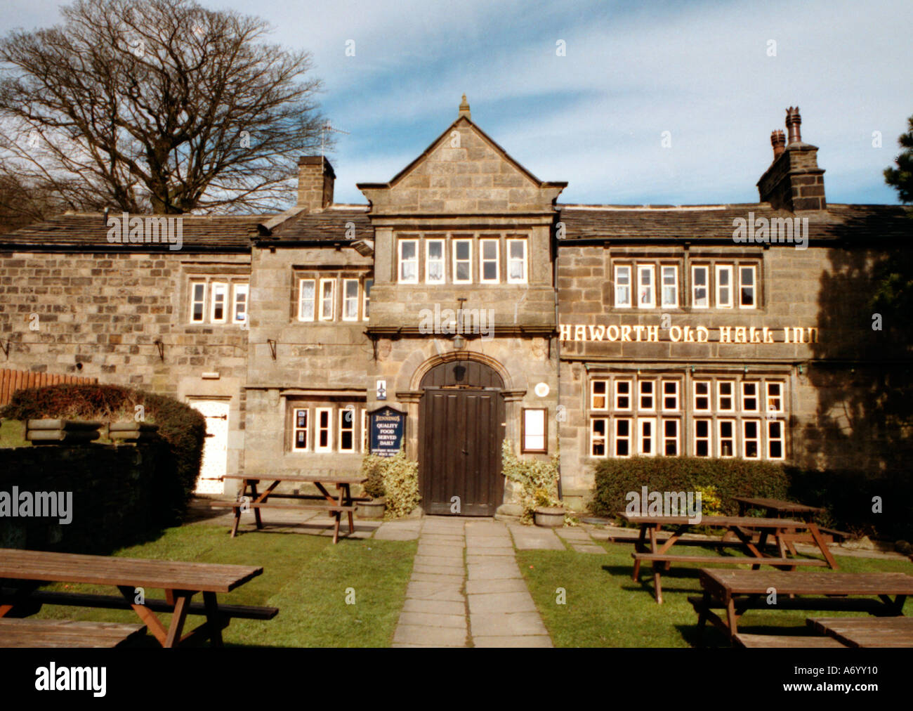 Old Hall Hotel Haworth UK Stock Photo Alamy