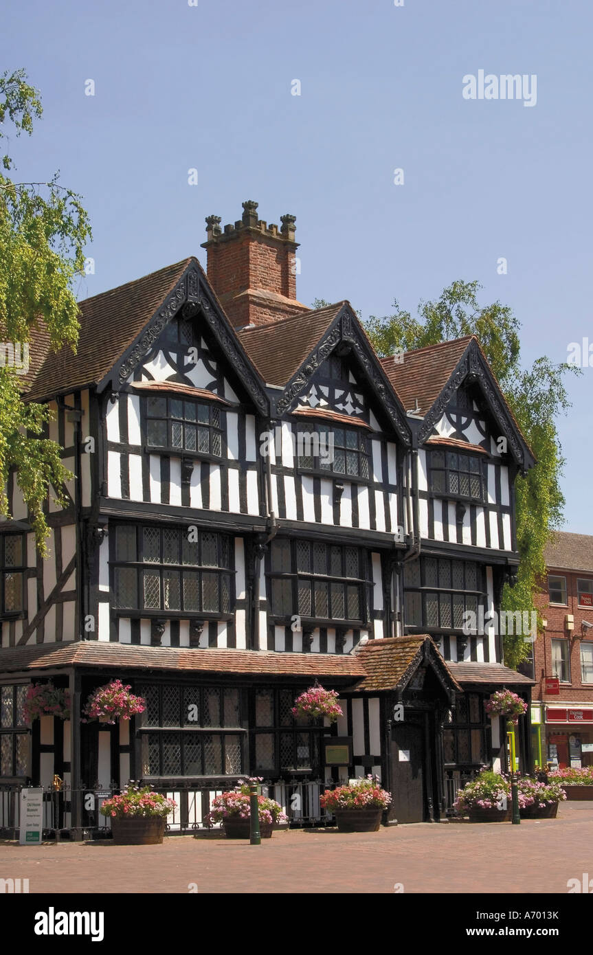Old House built in 1621 now a museum Hereford Herefordshire Midlands England United Kingdom Europe Stock Photo