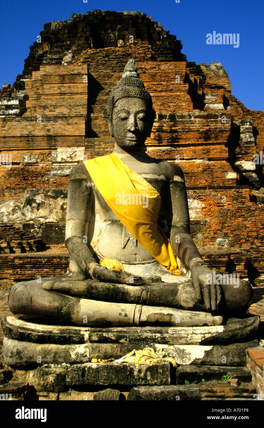 Thailand Kamphaeng Phet  Wat Phra Sit Iriyabot Sukhothai style post classic period Stock Photo