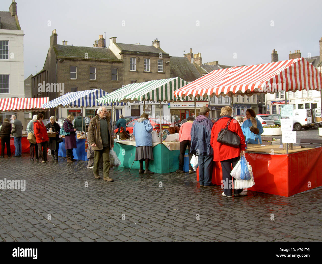 Farmers market kelso scottish borders hires stock photography and