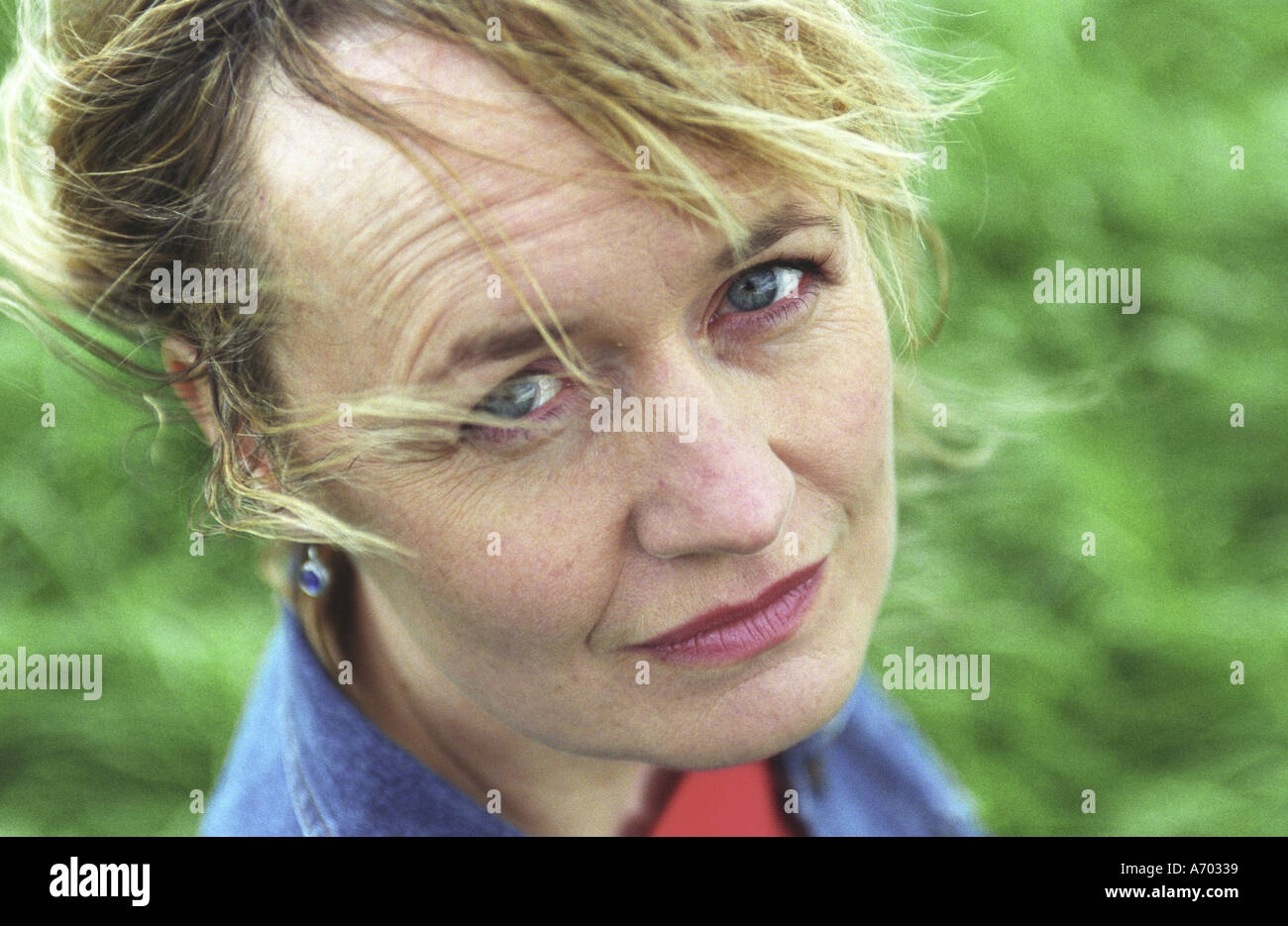Composer Sally Beamish near her home in Scotland Stock Photo