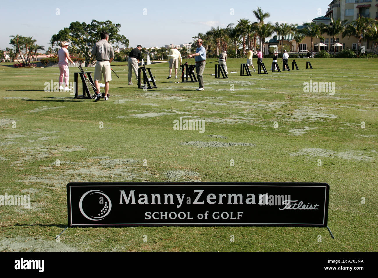 Hollywood Florida,Westin Diplomat Resort,Manny Zerman School of Golf,driving  range,FL060210162 Stock Photo - Alamy