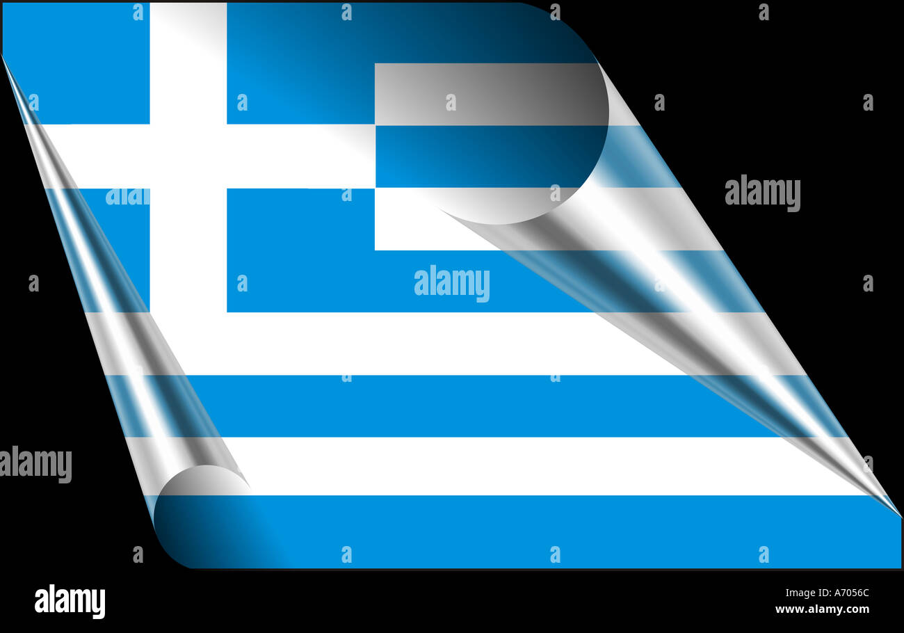 greece flag of greece Stock Photo