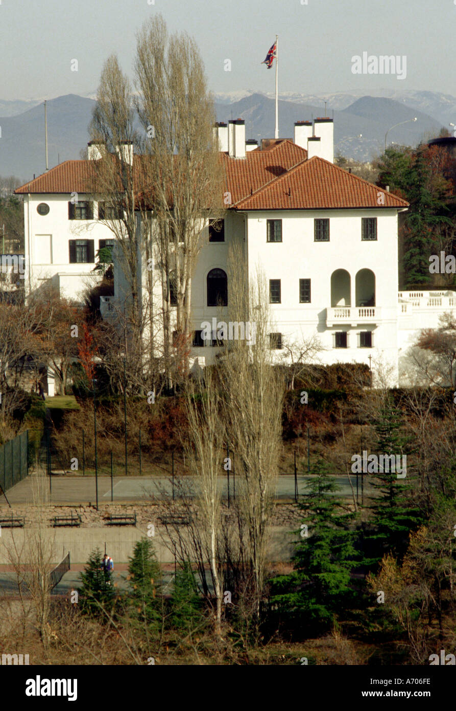british embassy and residence Ankara Turkey Stock Photo