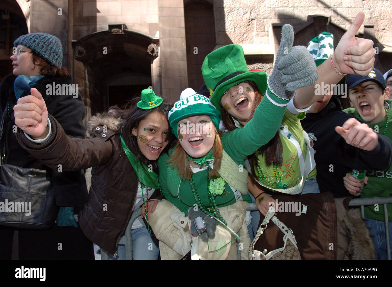 Saint Patrick s Day Parade on Fifth Avenue in NYC Stock Photo Alamy