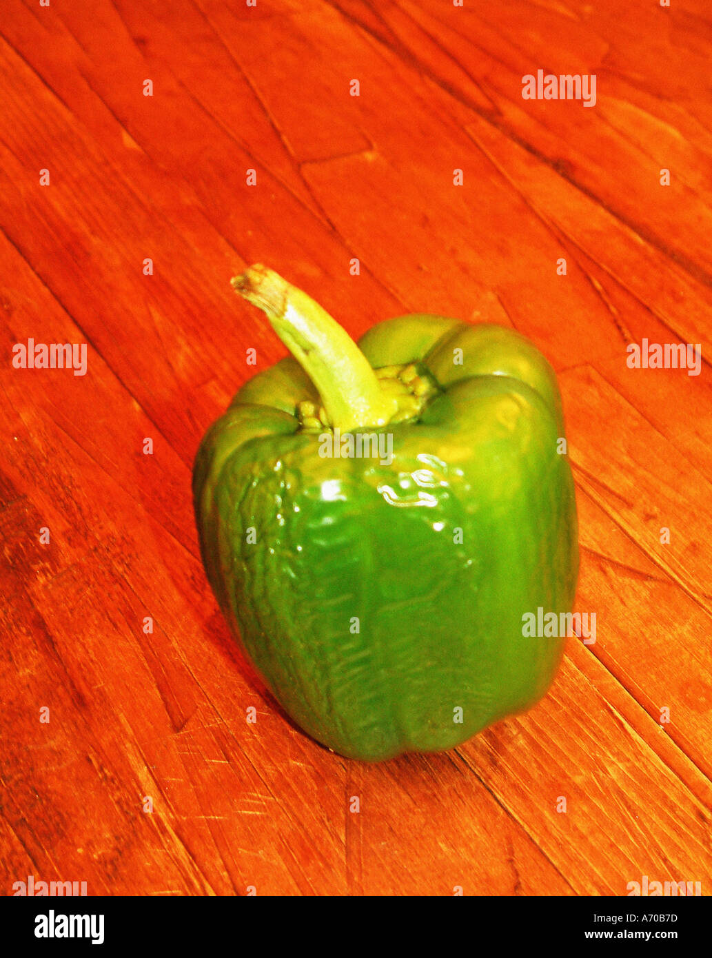 Green Pepper Stock Photo