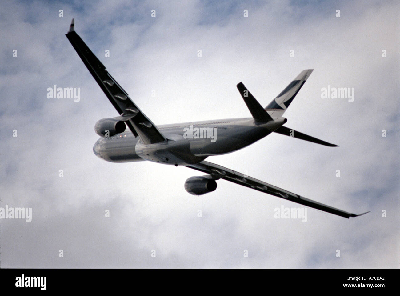 Passenger Aircraft in Flight Stock Photo - Alamy