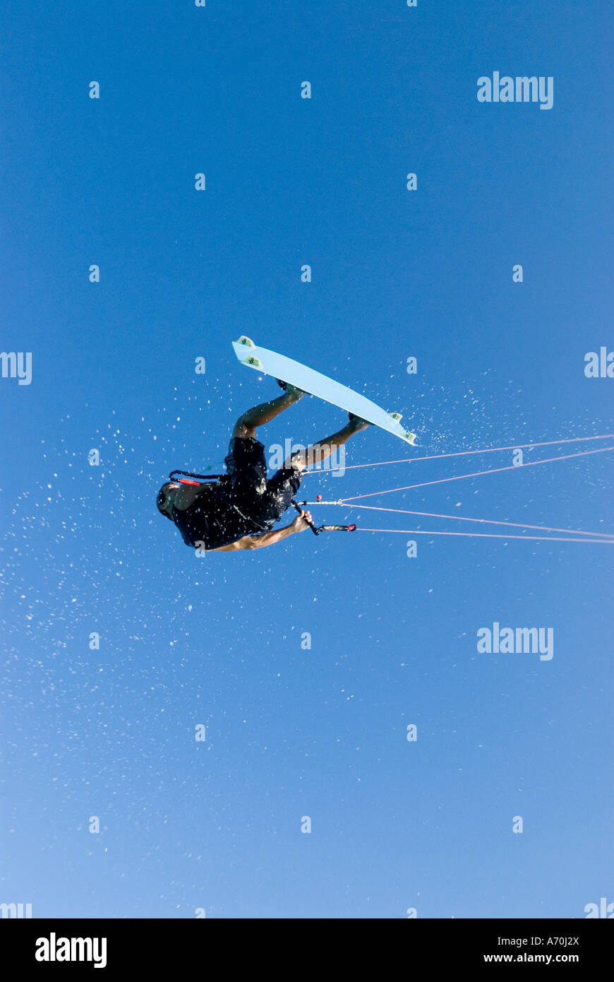 Kitesurfing, Kailua Bay, Oahu, Hawaii Stock Photo Alamy