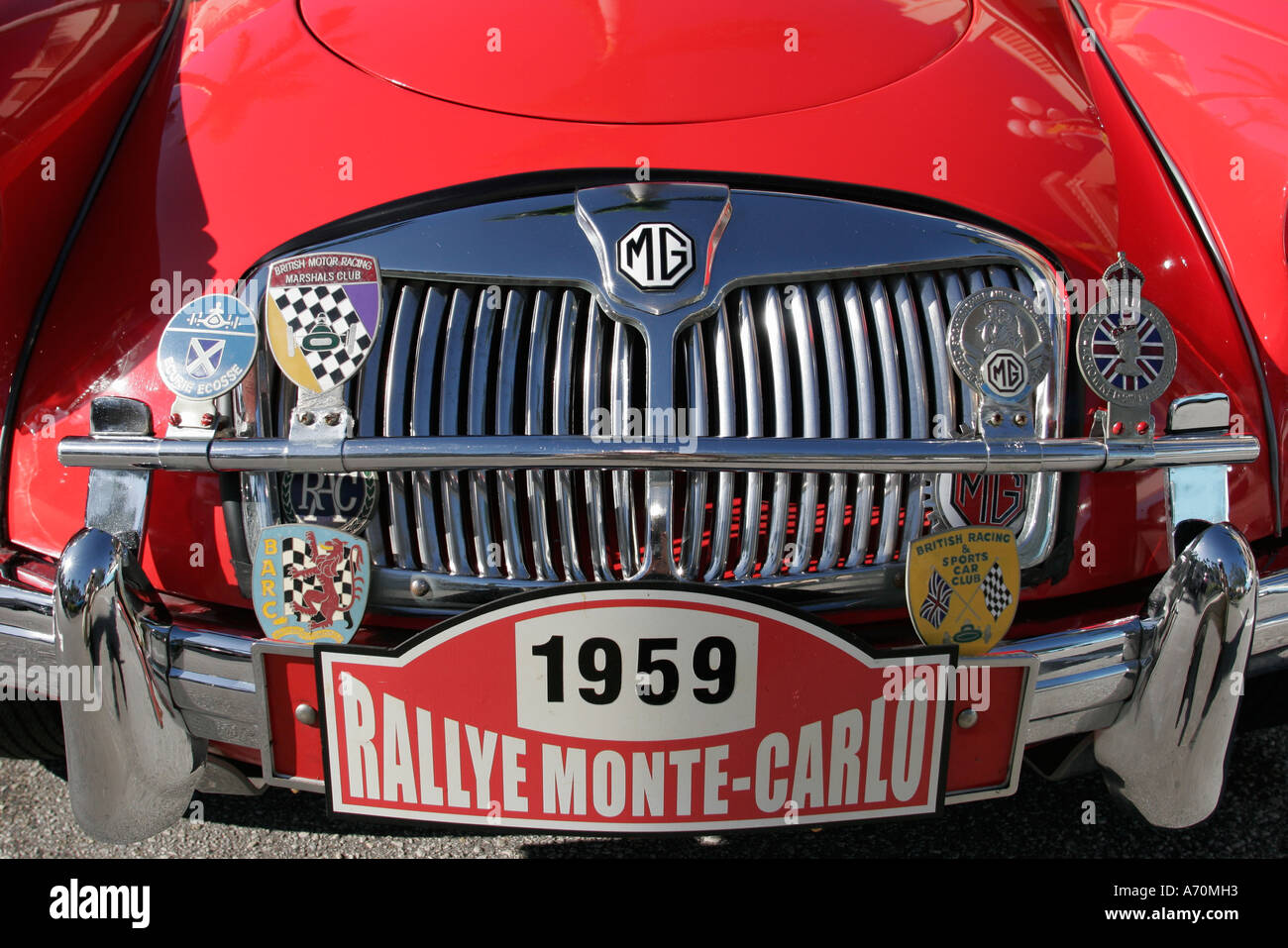 Hollywood Florida Dream car cars Classic antique collector red MG 