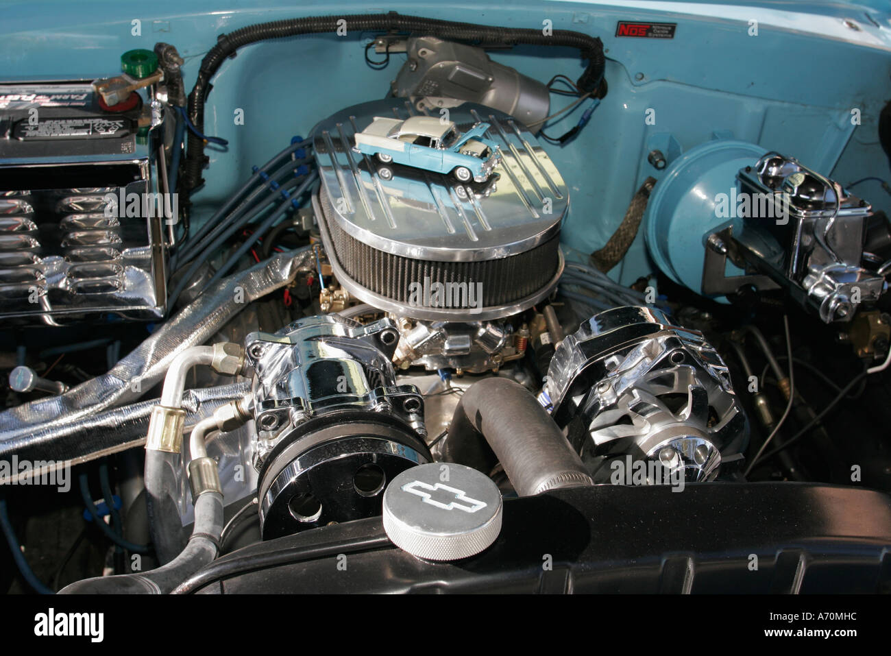 1955 chevrolet engine hi-res stock photography and images - Alamy