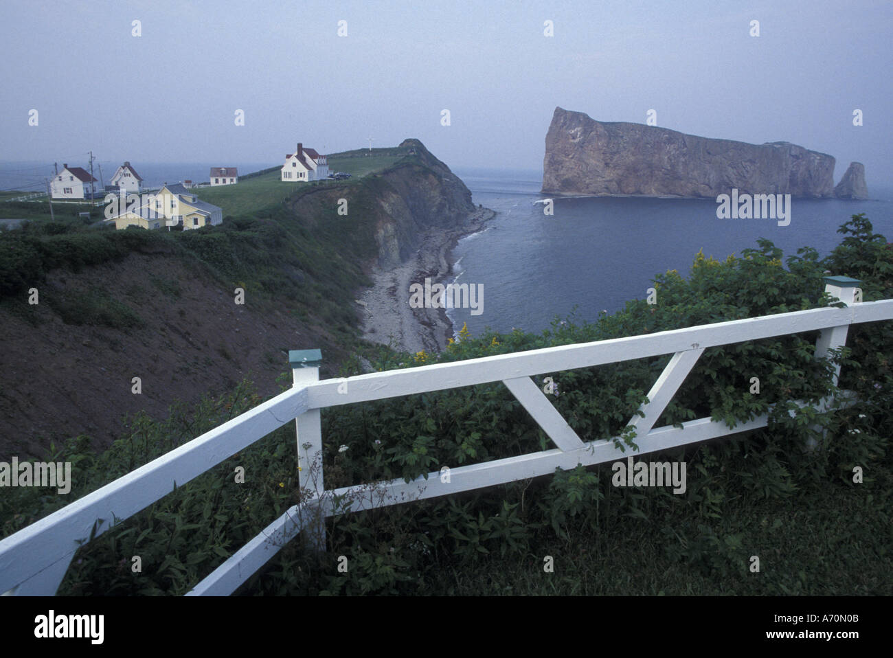 North America, Canada, Quebec, Gaspe Peninsula (Gaspesie), Perce. Land