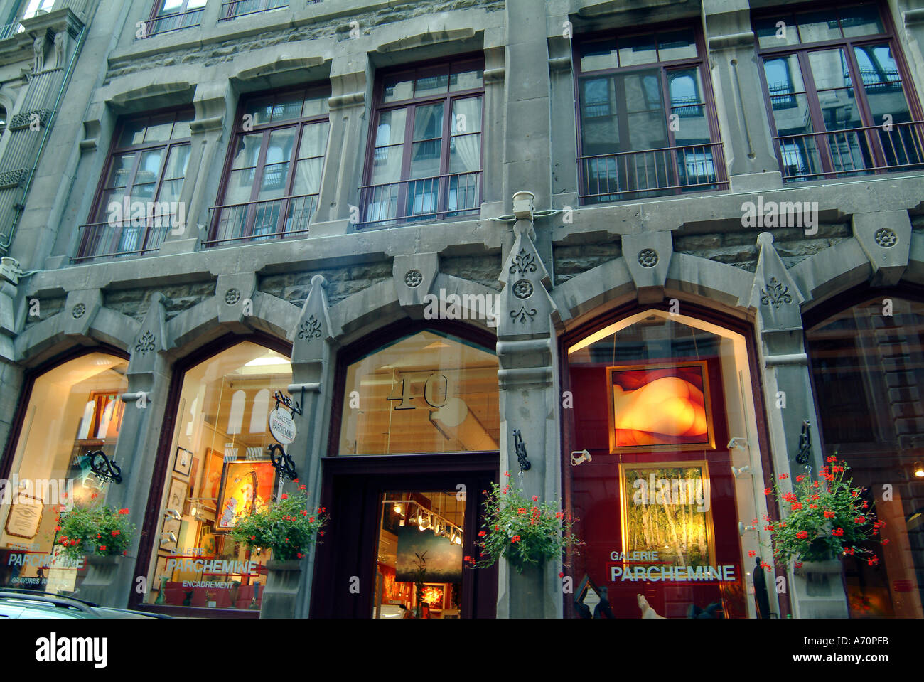 front facade of an art gallery in Montreal Quebec Stock Photo Alamy