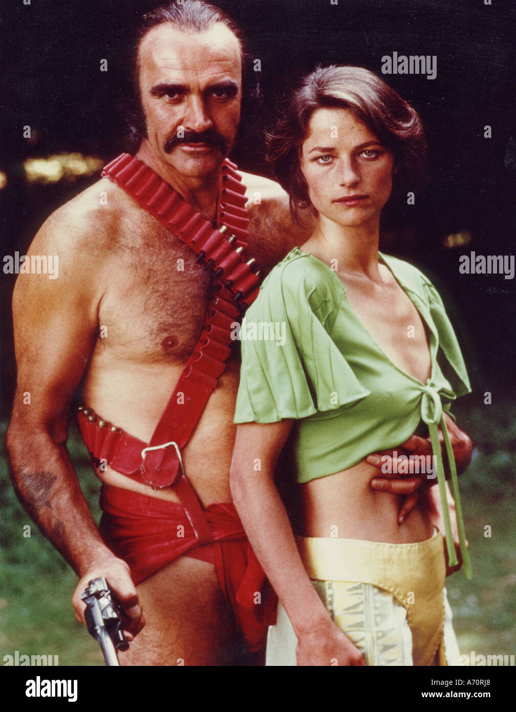 ZARDOZ  1974 TCF film with Sean Connery and Charlotte Rampling Stock Photo