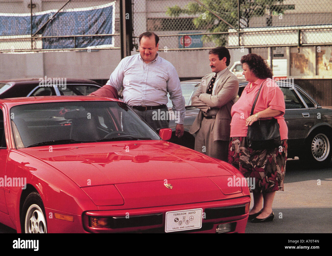 Cadillac Man 1990 Rank Orion Film With Robin Williams As A Car Salesman Centre Stock Photo Alamy