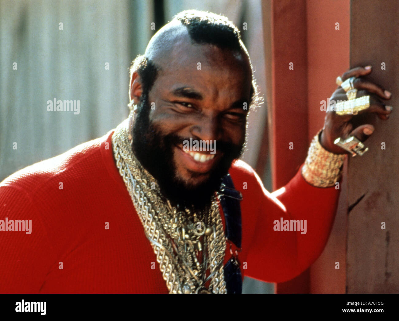 A-TEAM -  US  NBC TV series from 1983 to 1986 with Mr T as Sgt Bosco Baracus Stock Photo