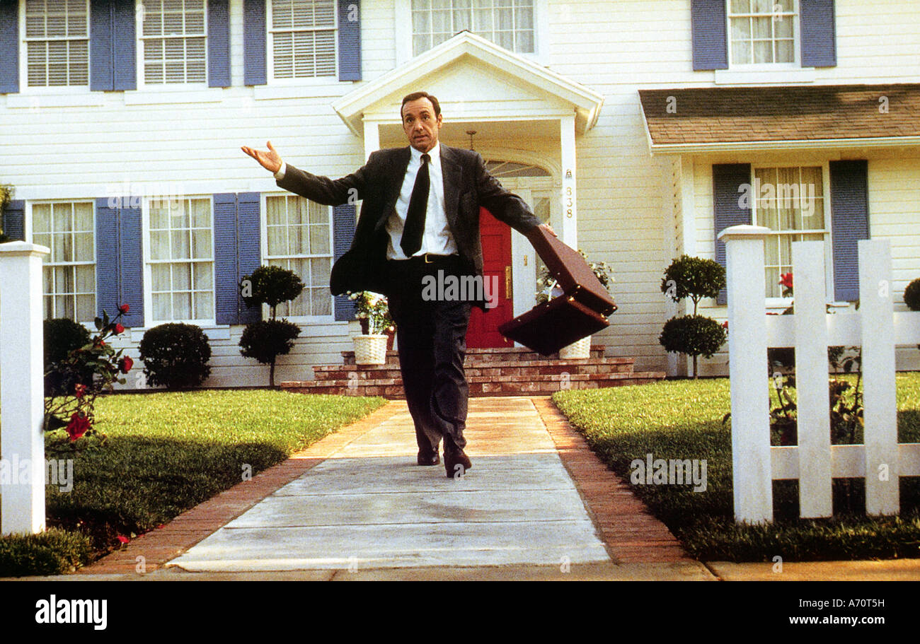 AMERICAN BEAUTY 1999 DreamWorks film with Kevin Spacey as Lester Burnham Stock Photo Alamy