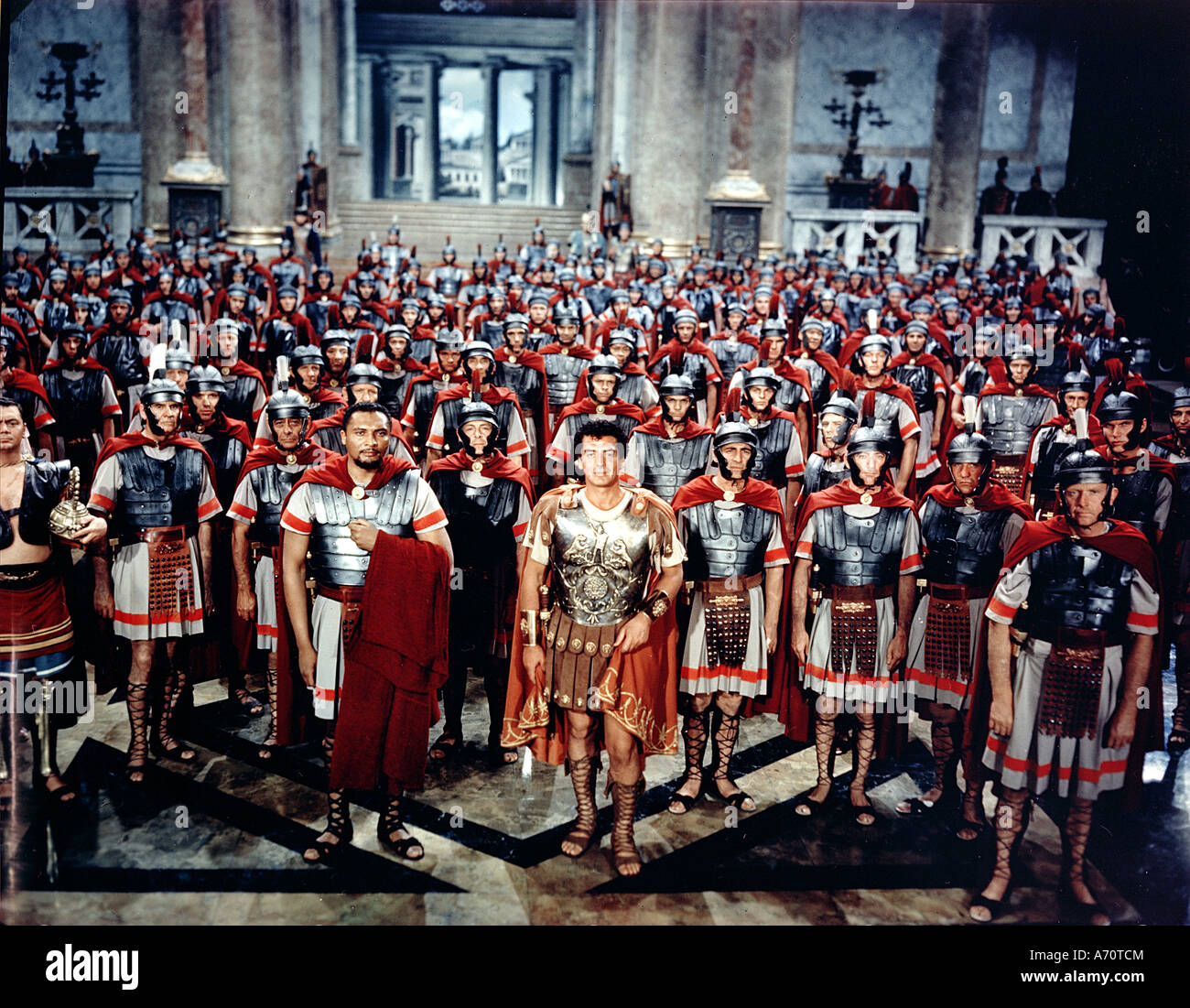 DEMETRIUS AND THE GLADIATORS  1954 TCF film with Victor Mature as Demetrius Stock Photo
