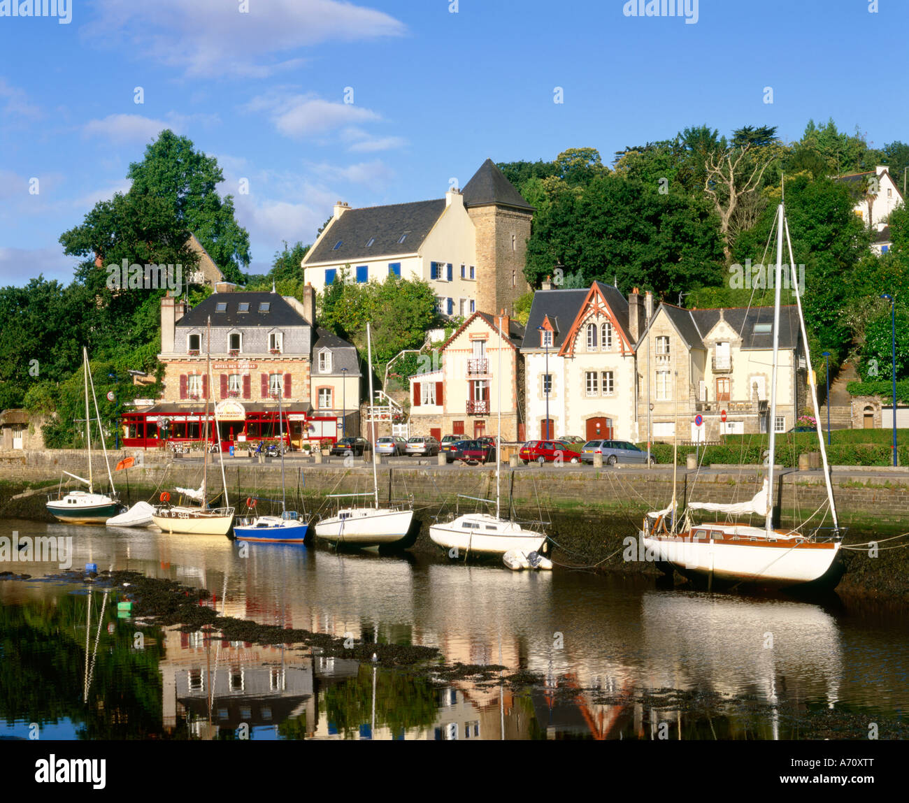 Pont Aven Finistere Brittany France Stock Photo Alamy