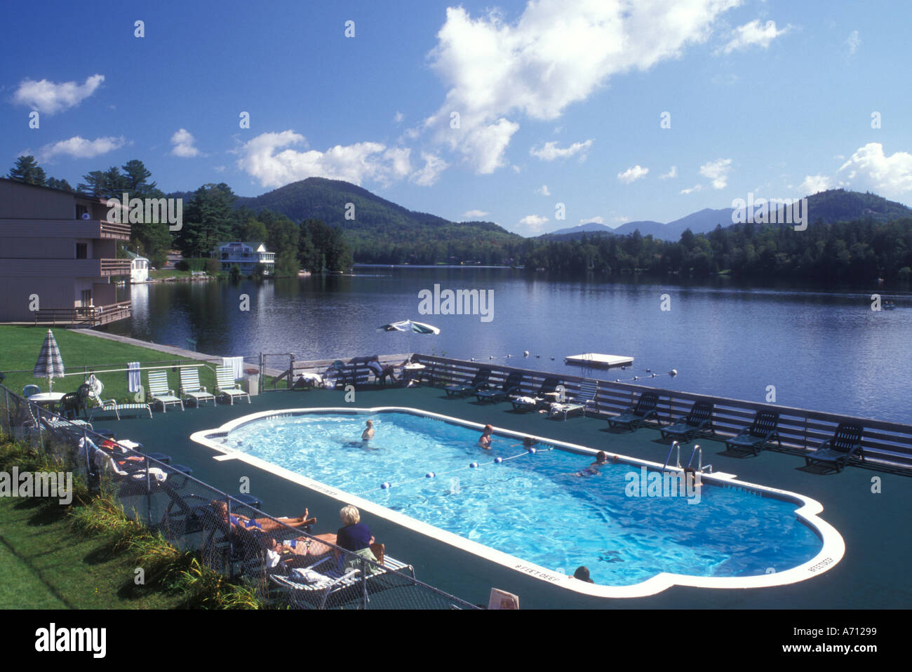 AJ0554, New York, NY, Lake Placid, Adirondacks Stock Photo Alamy