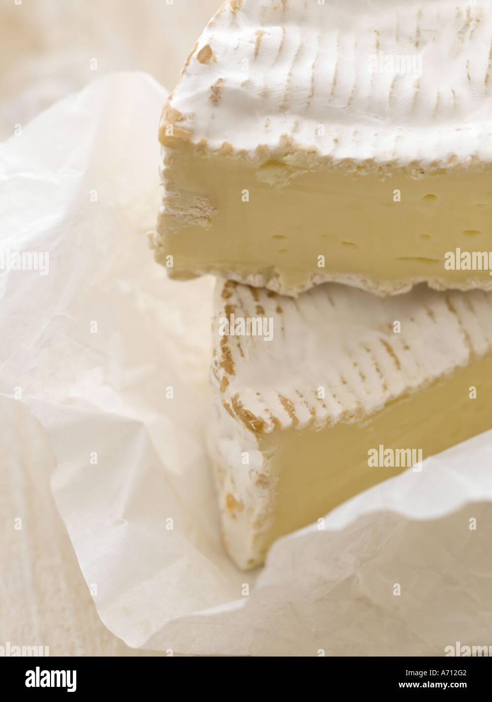 French camembert cheese Stock Photo