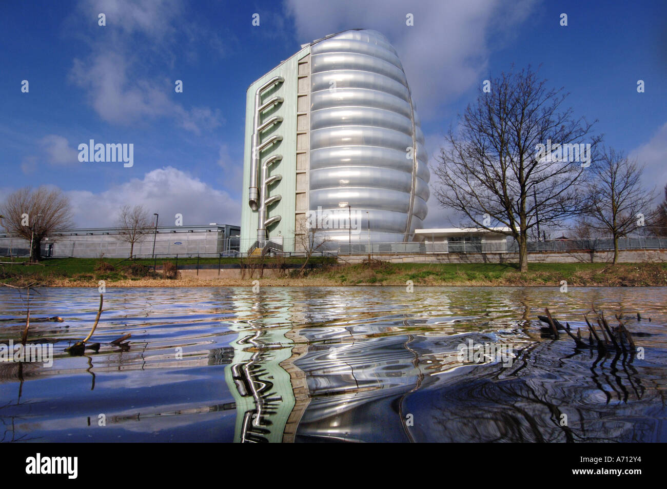Britains National Space Science Centre on the banks of the River Soar in Leicester Stock Photo